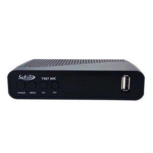 Цифровий ефірний тюнер Satcom T507 AVC + HDMI кабель T507 AVC фото